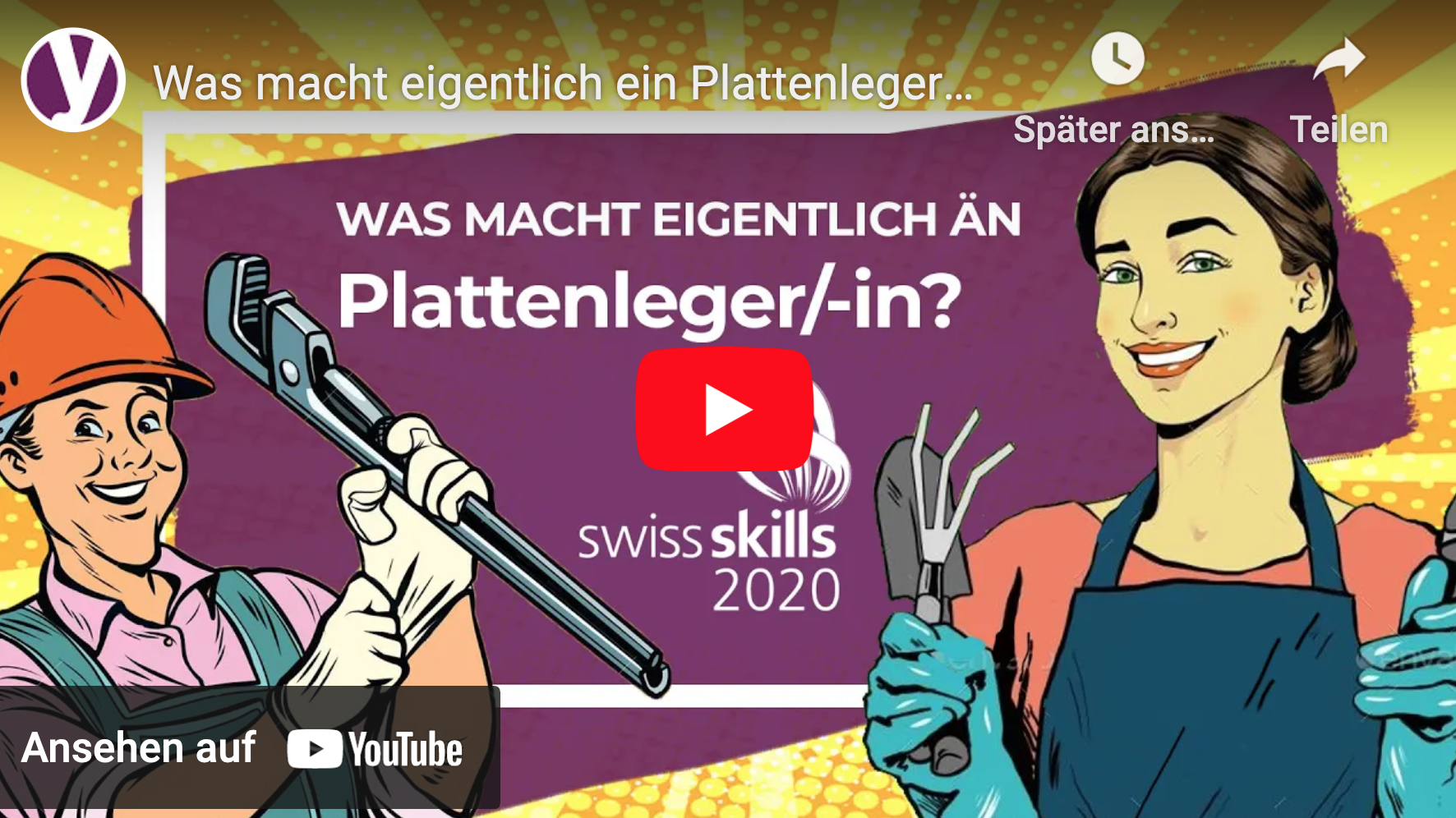 Was macht ein(e) Plattenleger/-in?